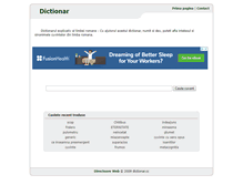 Tablet Screenshot of dictionar.cc